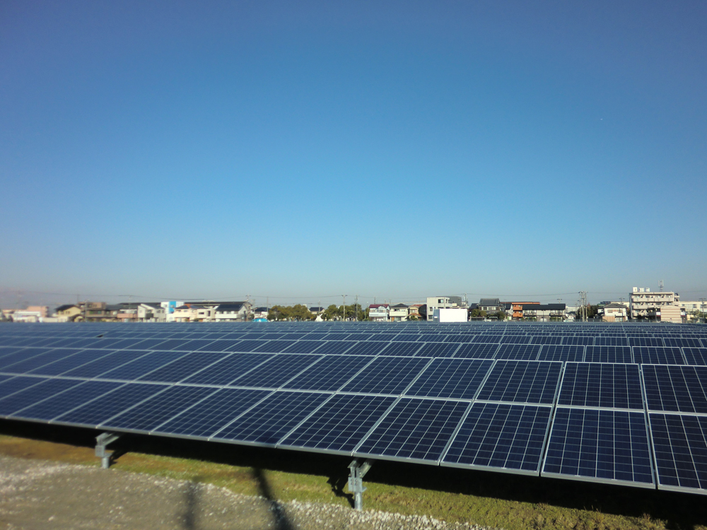 愛知県　太陽光発電所構築工事